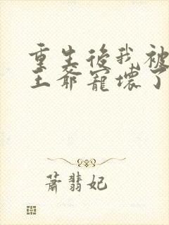 重生后我被偏执王爷宠坏了