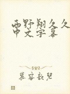 西野翔久久综合中文字幕