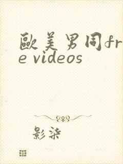 欧美男同free videos