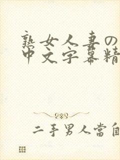 熟女人妻のav中文字幕精品图集
