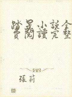 踏星小说全文免费阅读完整版无弹窗