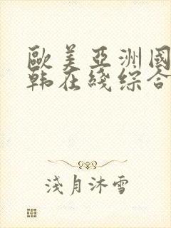 欧美亚洲国产日韩在线综合