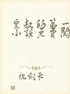 皇叔的第一宠妃小说免费阅读在线