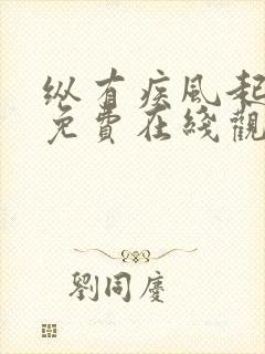 纵有疾风起全集免费在线观看