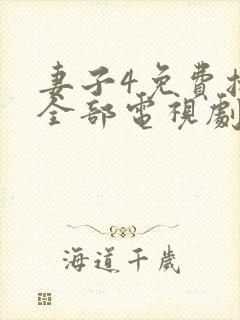 妻子4免费播放全部电视剧大全封面