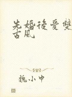 先婚后爱双男主古风