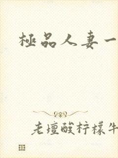 极品人妻一区二