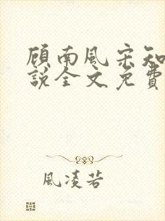 顾南风宋知意小说全文免费阅读