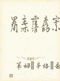 男主霍彦宇女主周亦清的小说