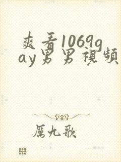 爽看1069gay男男视频封面