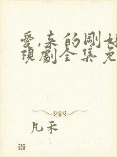 爱,来的刚好电视剧全集免费观看
