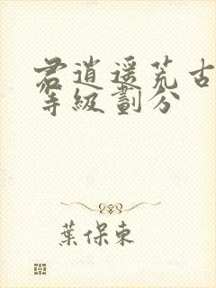 君逍遥荒古圣体等级划分