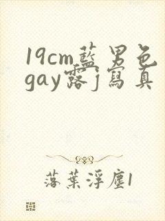 19cm蓝男色gay露j写真