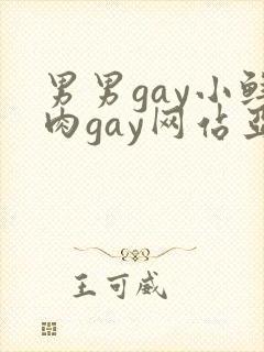 男男gay小鲜肉gay网站亚洲封面
