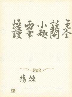 燥雨小说免费阅读笔趣阁全文