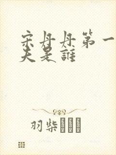 宋丹丹第一任丈夫是谁