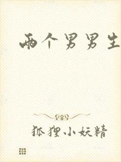 两个男男生子h