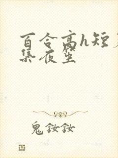 百合高h短篇合集夜笙