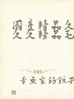 国产精品久久久久久精品毛片