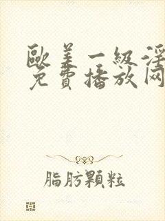 欧美一级淫片a免费播放网站