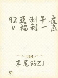 92亚洲午夜aⅴ福利一区二区