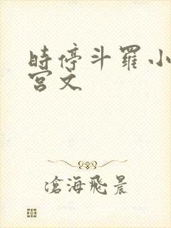 时停斗罗小说后宫文