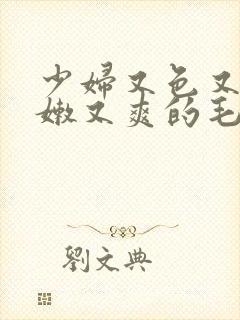 少妇又色又紧又嫩又爽的毛片