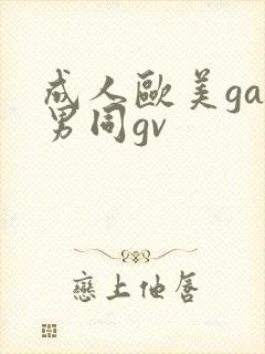 成人欧美gay男同gv封面