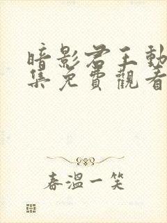 暗影君王动漫全集免费观看
