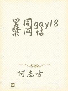 男同gay18禁网站