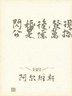 闪婚后,发现老公是亿万总裁全文阅读全文