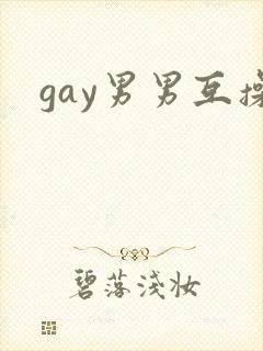 gay男男互操