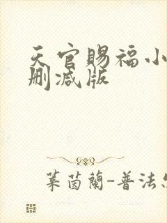 天官赐福小说未删减版