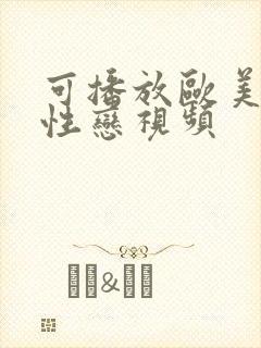 可播放欧美男同性恋视频