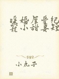 暖婚厚爱纪总独宠小甜妻短剧