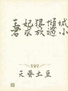 王妃狠倾城:邪君求放过小说封面