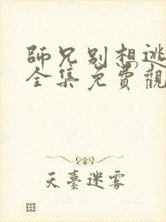 师兄别想逃漫画全集免费观看