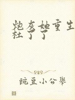 炮灰她重生了 杜了了