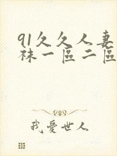 91久久人妻丝袜一区二区封面