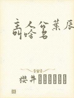 主人公叶辰小说叫啥名