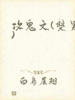 攻鬼文(双男主)