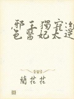 ,邪王独宠:绝色医妃太逆天封面
