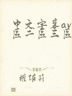 中文字幕av一区二区三区人妻少好