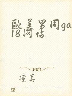 欧美男同gay18网站