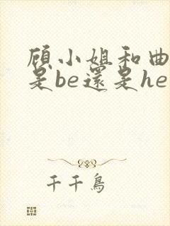 顾小姐和曲小姐是be还是he