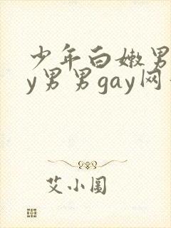 少年白嫩男gay男男gay网站封面