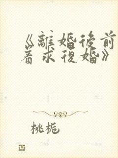 《离婚后前夫哭着求复婚》