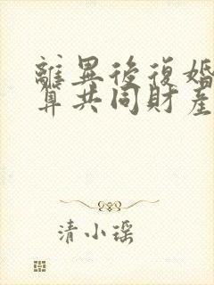 离异后复婚财产算共同财产