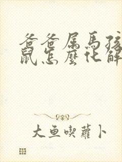 爸爸属马孩子属鼠怎么化解