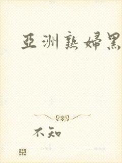 亚洲熟妇黑人